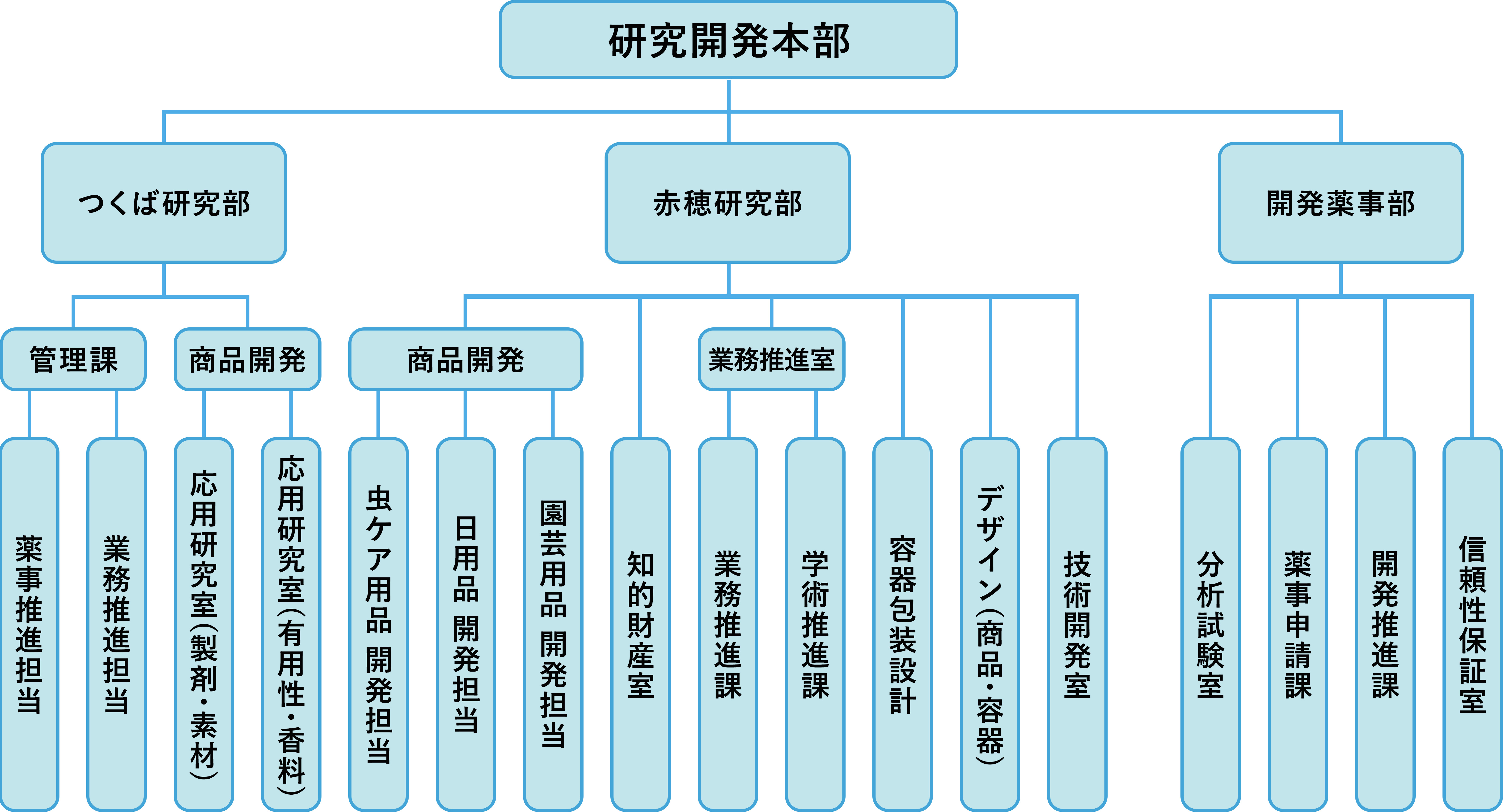 アース研究開発体制図