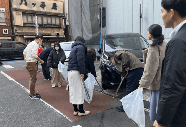 地域のごみ拾い