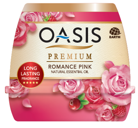 Oasis Premium Natural Gel Air Freshener（Romance pink）