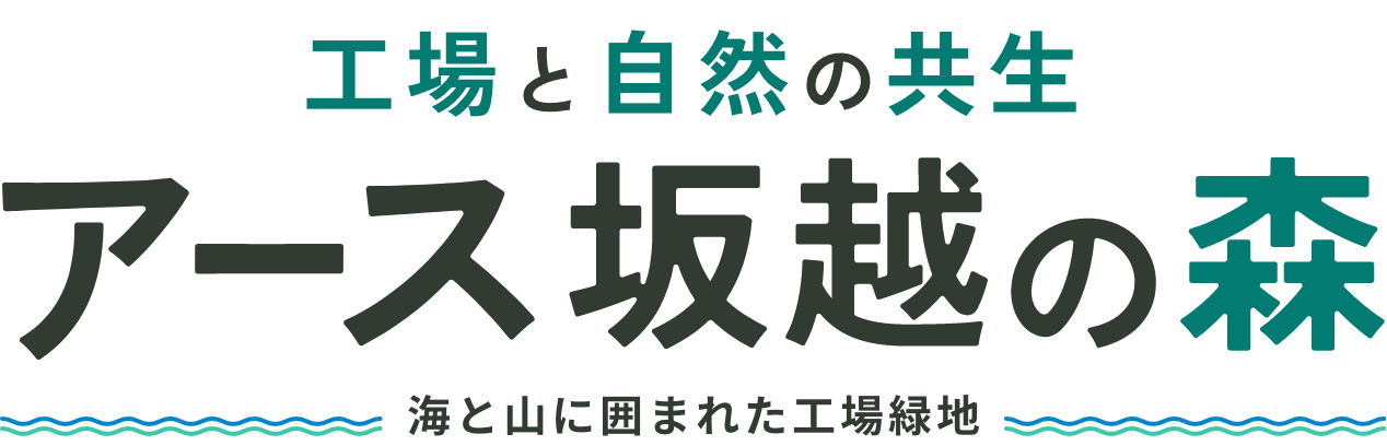 工場と自然の共生 アース坂越の森 海と山に囲まれた工場緑地